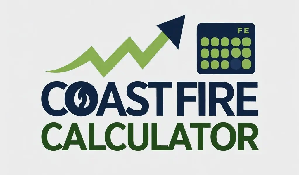 Coast FIRE Calculator visual matrix and compounding investment growth chart