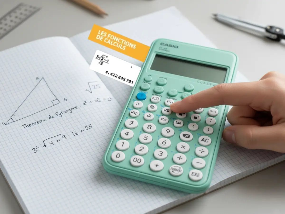 High-precision Racine Carree Calculator interface showing instant mathematical radical root computations